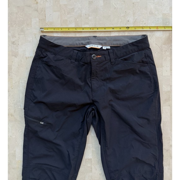 Orvis Women's Jackson Stretch Quick-Dry Capris Black Outdoor Hiking Size 6 - Picture 5 of 8